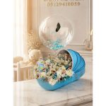 باکس گل نوزادی شیک؛ انتخابی برای تبریک تولد نوزاد