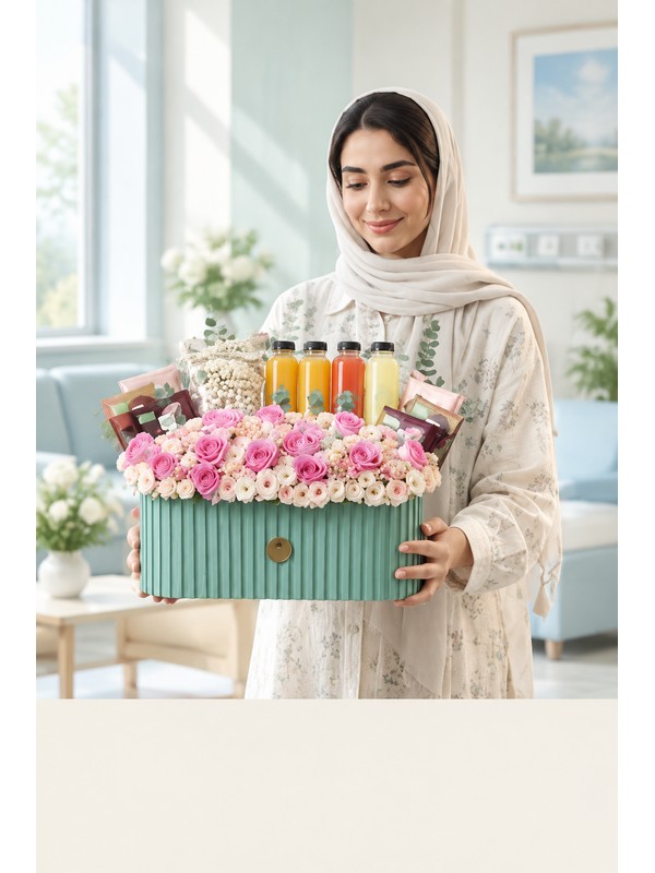 باکس گل عیادت بیمار در تهران | سفارش آنلاین