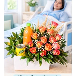 سفارش آنلاین دسته گل برای بیمار قلبی | گل‌فروشی آنلاین دل
