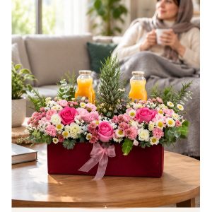 ارسال باکس گل کلاسیک به بیمارستان‌های تهران | سفارش آنلاین