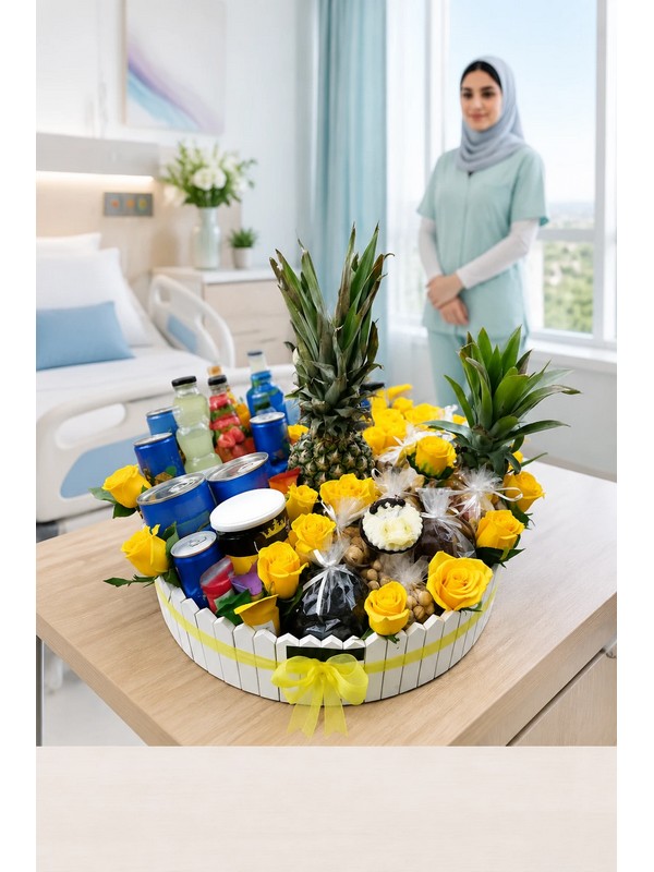 باکس گل خاص برای بیمار پس از عمل با سفارش آنلاین